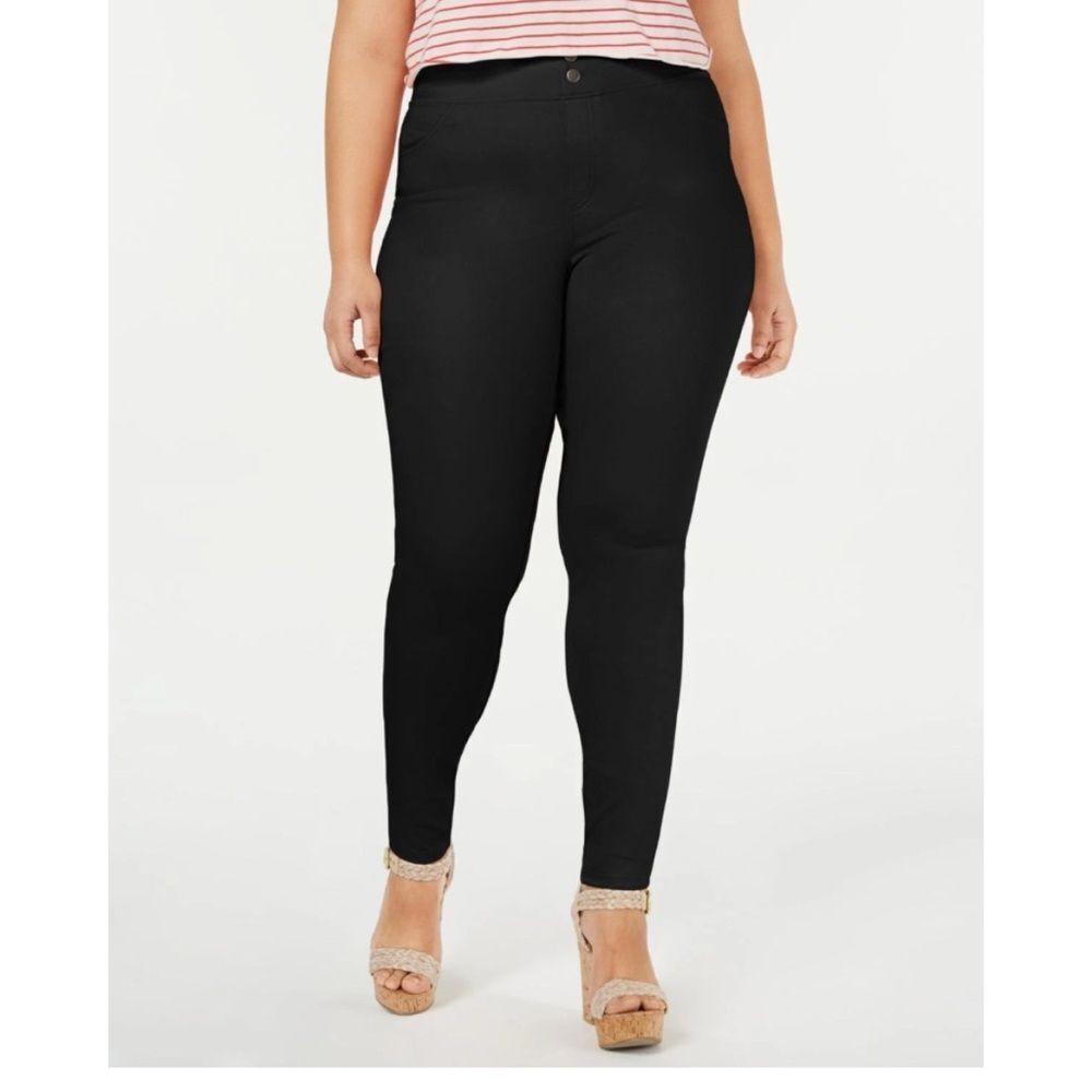 Hue Womens Plus Size Original Smooth Soft Denim Pull On Leggings Pants Size 3X